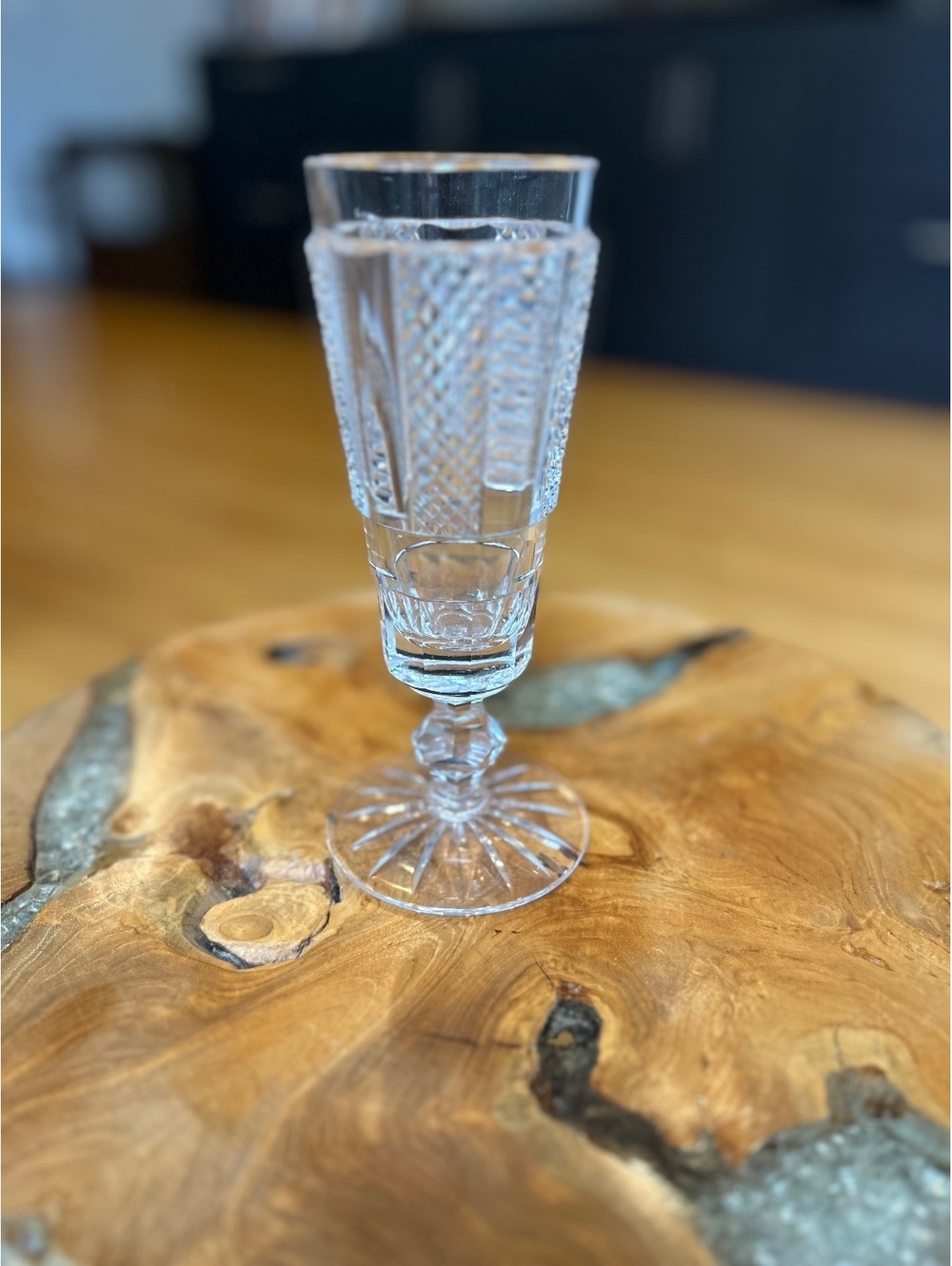 Waterford Crystal Ireland Hibernia Fluted Champagne Glass